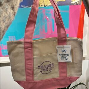 Trader Joe’s Pink Mini Tote Bag